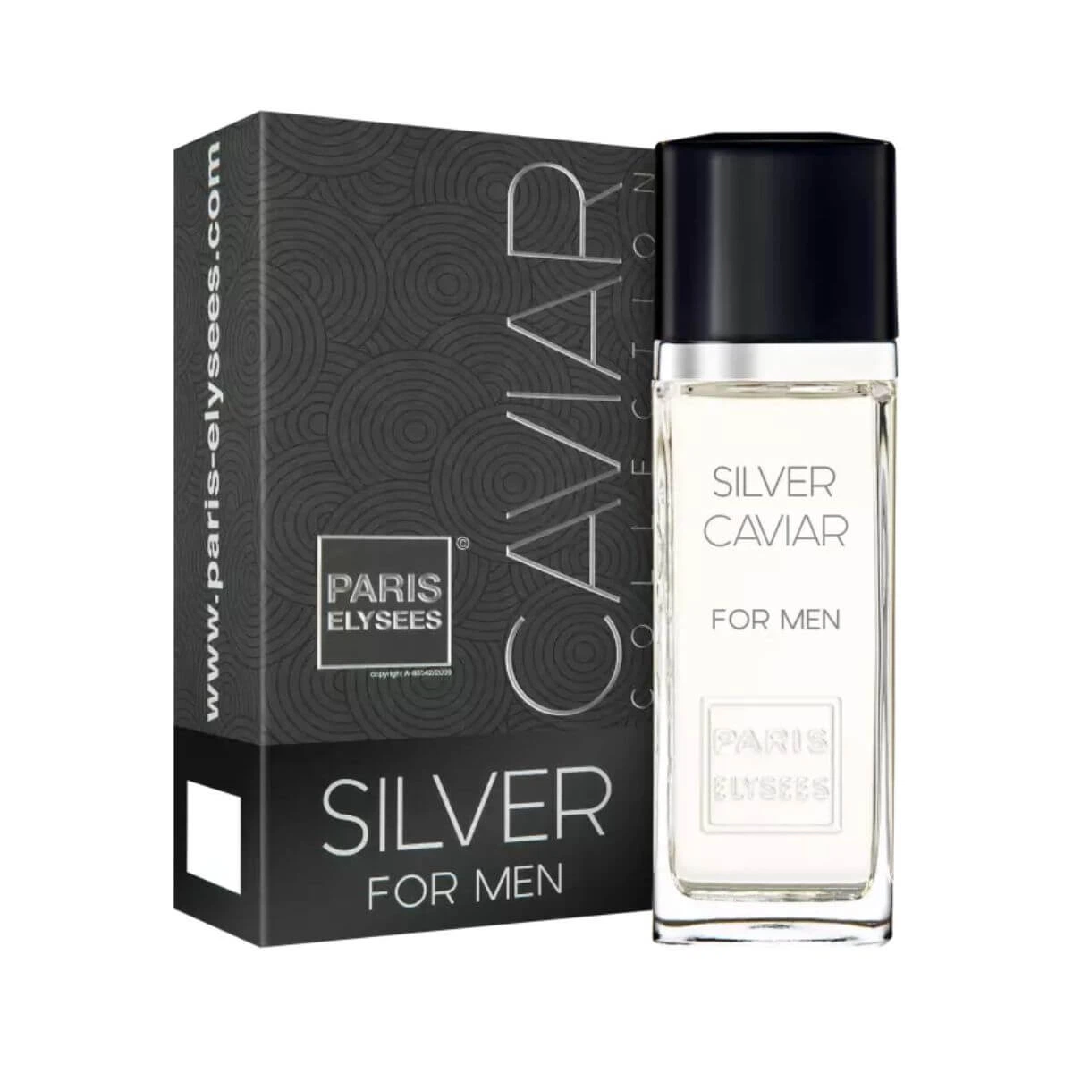 PERFUME CAVIAR SILVER FOR MEN MASCULINO 100ML — Paris Elysees | Farmácia Resyla