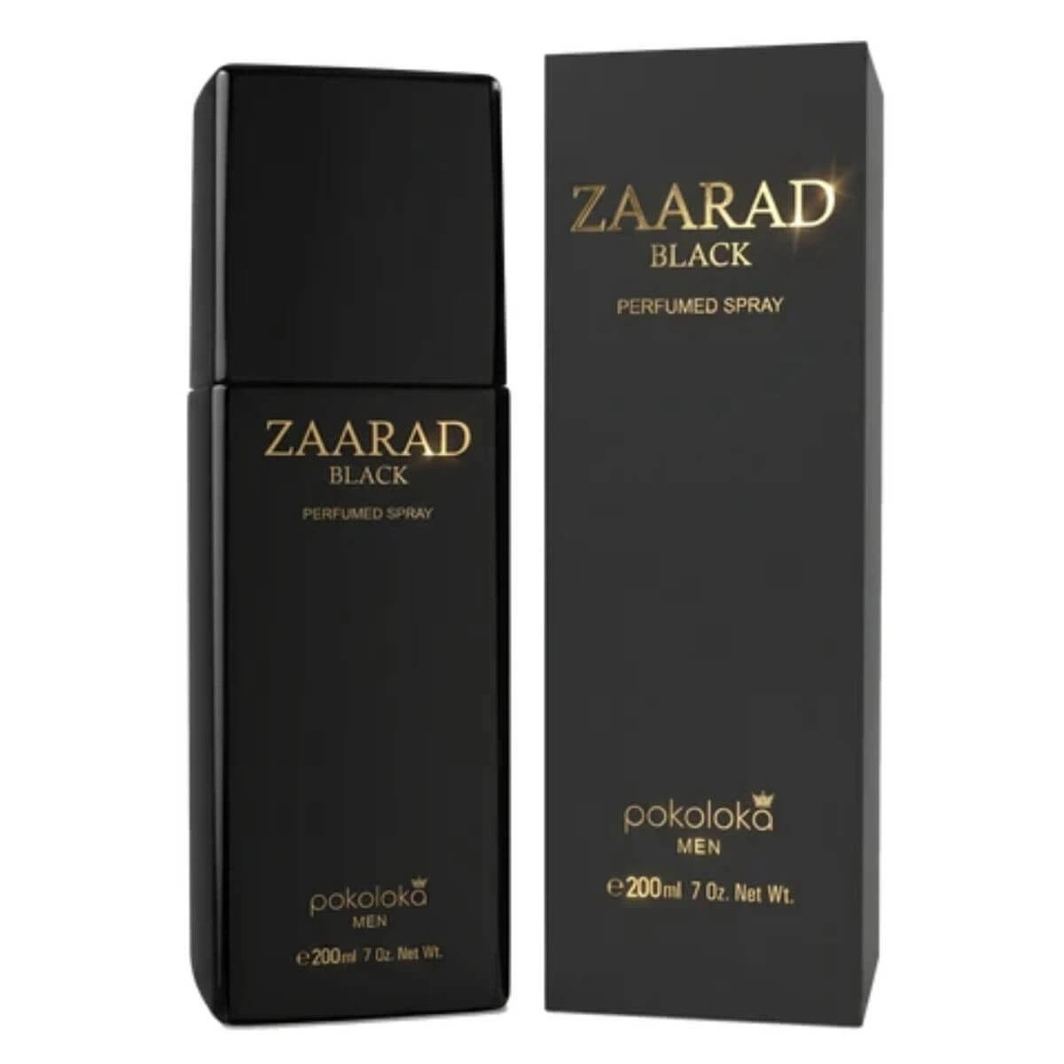 PERFUME SPRAY POKOLOKA ZAARAD BLACK 200ML — Pokoloka | Farmácia Resyla