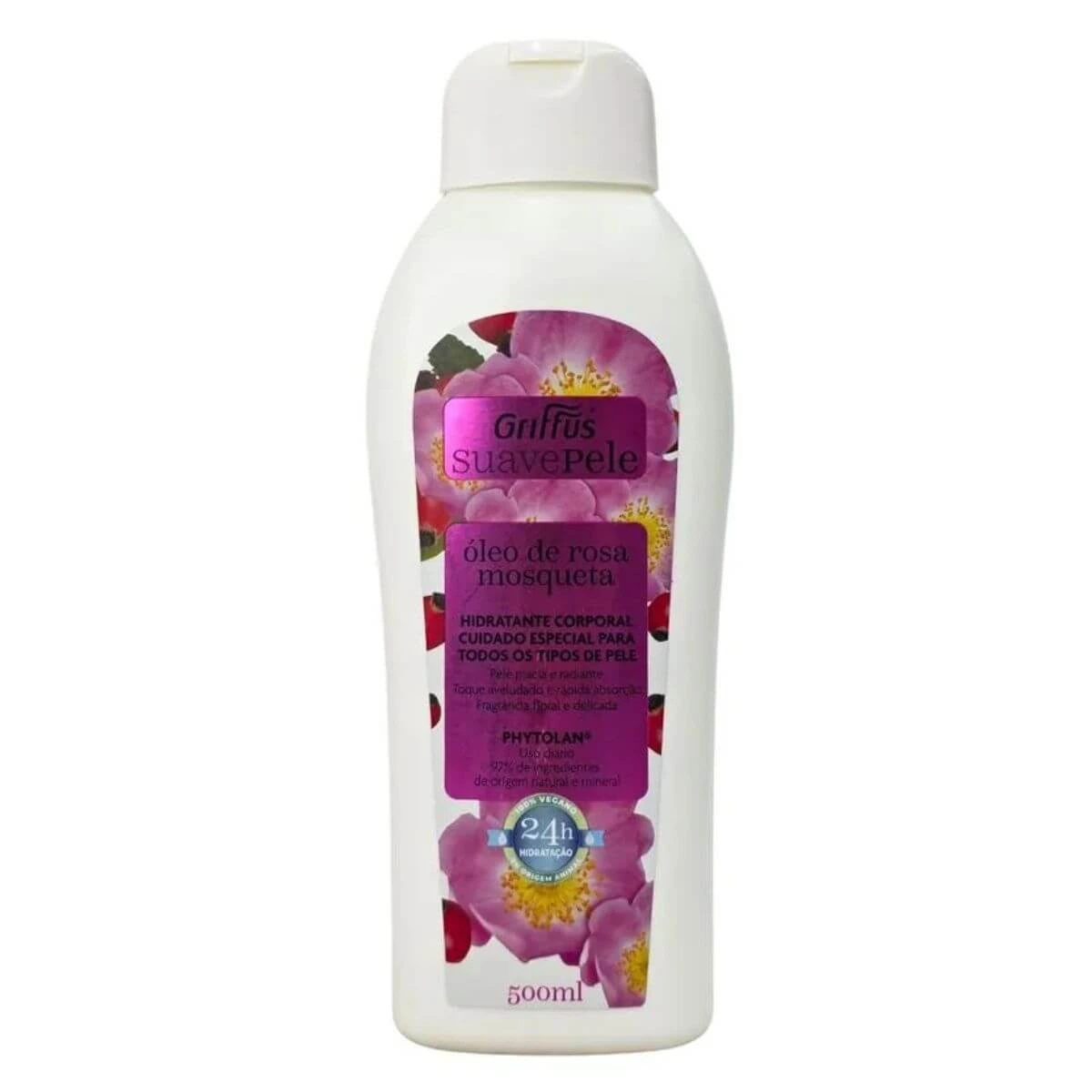 HIDRATANTE GRIFFUS ROSA MOSQUETA 500ML — Griffus | Farmácia Resyla