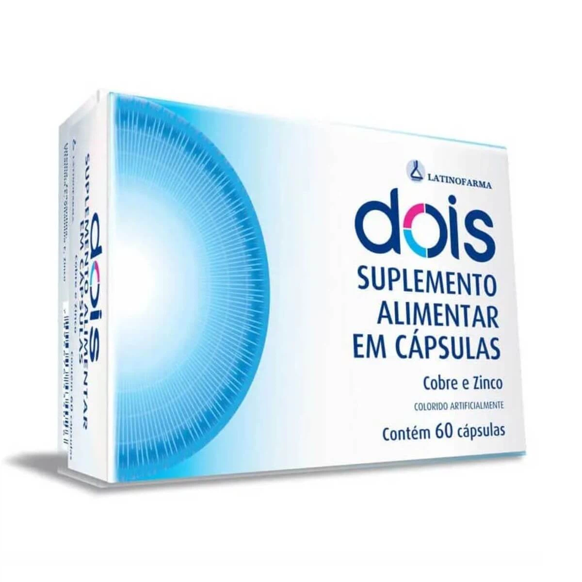 ZINCO + COBRE DOIS 60 CÁPSULAS - LATINOFARMA — Latinofarma | Farmácia Resyla