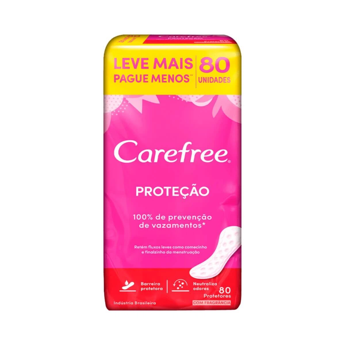 PROTETOR DIÁRIO CAREFREE PROTEÇÃO 80UN — Carefree | Farmácia Resyla