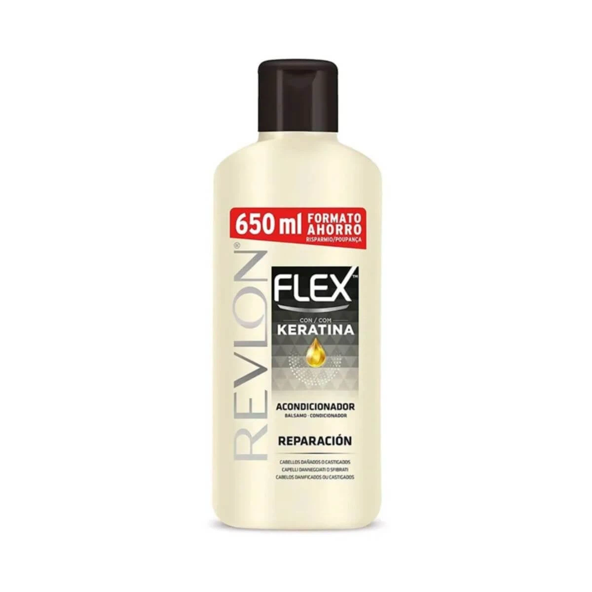 CONDICIONADOR REVLON FLEX REPARAÇÃO 650ML — Revlon | Farmácia Resyla