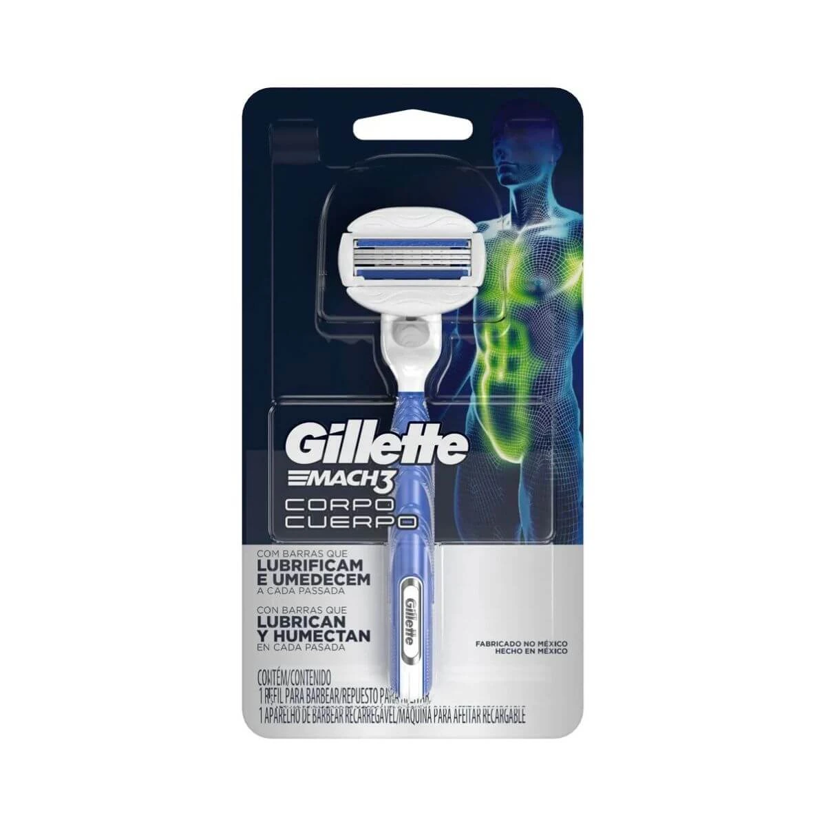 APARELHO DE DEPILAÇÃO GILLETTE MACH 3 CORPO 1UN — Gillette | Farmácia Resyla