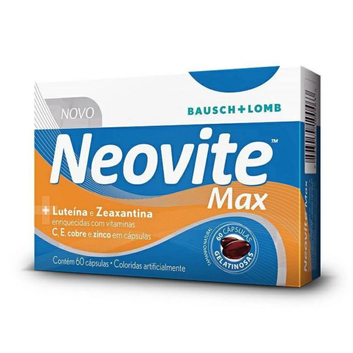 NEOVITE MAX 60 CÁPSULAS - BAUCSH E LOMB — Bausch & Lomb | Farmácia Resyla