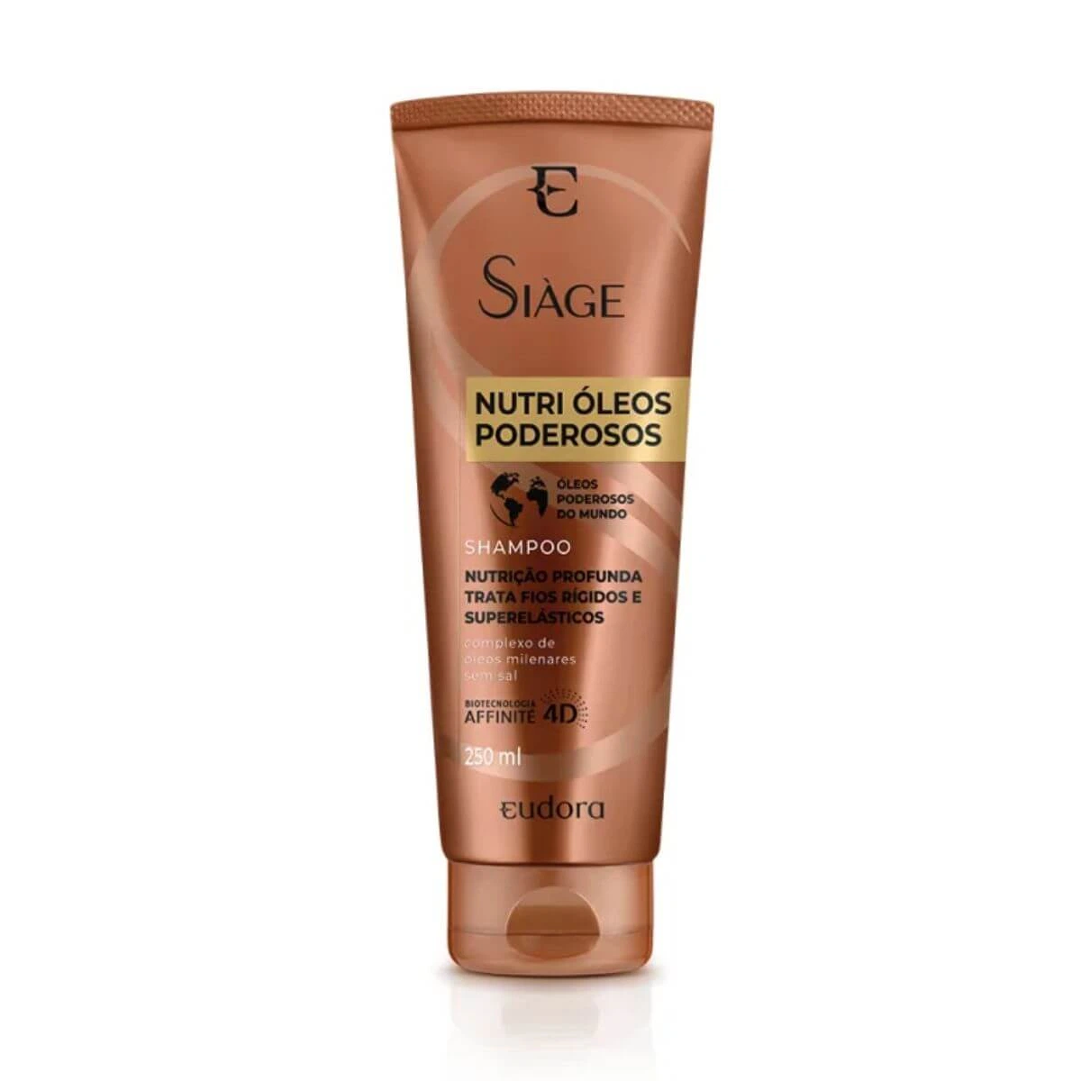 SHAMPOO EUDORA SIAGE NUTRI ÓLEOS PODEROSOS 250ML — Eudora Siàge | Farmácia Resyla