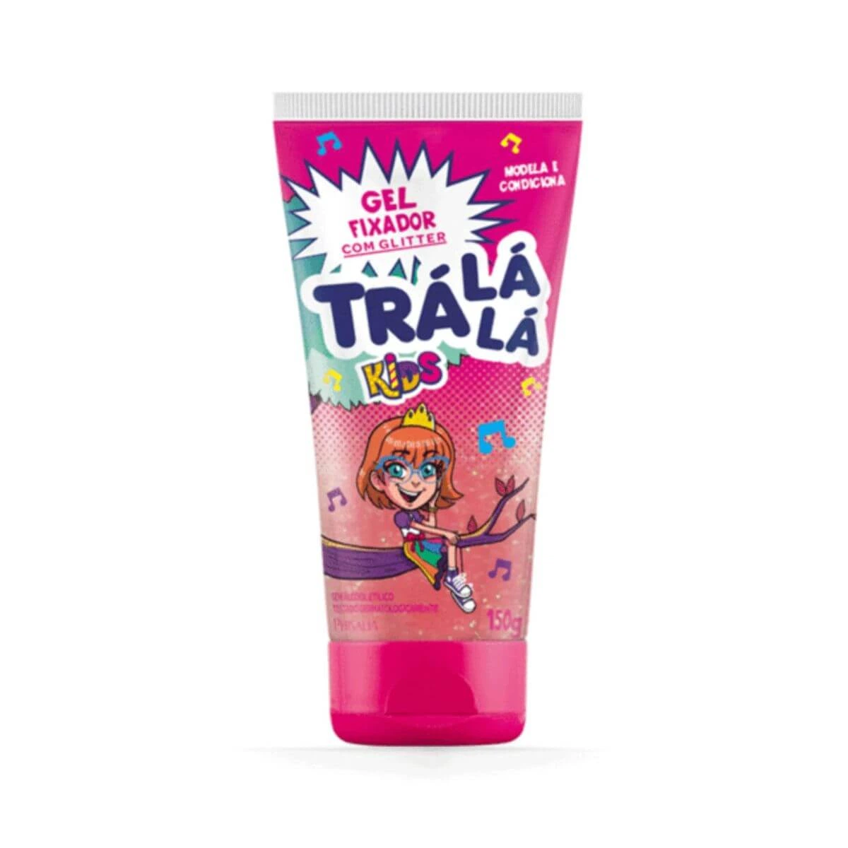 GEL FIXADOR TRÁ LÁ LÁ C/ GLITTER 150G — Trá Lá Lá Baby | Farmácia Resyla