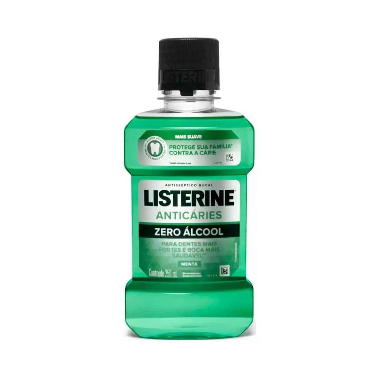 ENXAGUANTE BUCAL LISTERINE ANTICÁRIES ZERO ÁLCOOL 250ML — Listerine | Farmácia Resyla