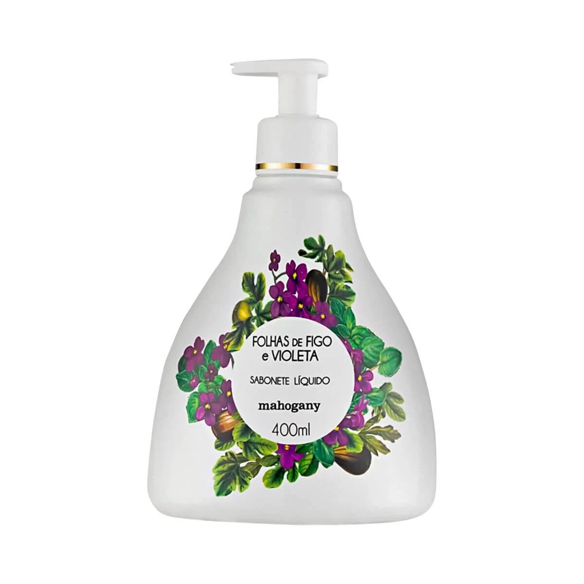 SABONETE LÍQUIDO FOLHAS DE FIGO E VIOLETA MAHOGANY 400ML — Mahogany | Farmácia Resyla