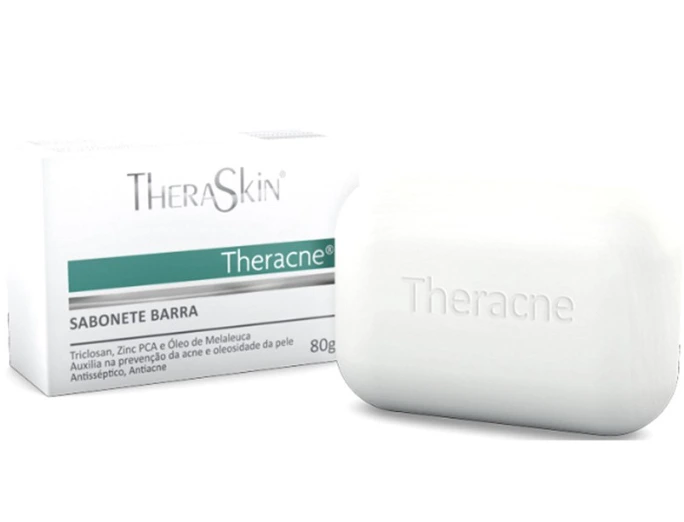 Theracne Sabonete Barra Theraskin 80g — Theraskin | Farmácia Resyla
