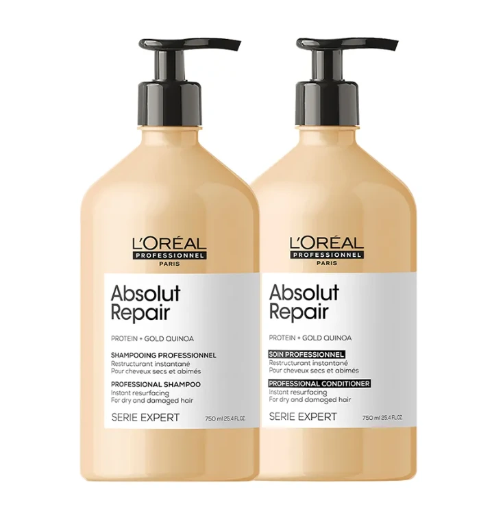 Kit Loreal Absolut Repair Shampoo 750ml e Condicionador 750ml — | Farmácia Resyla