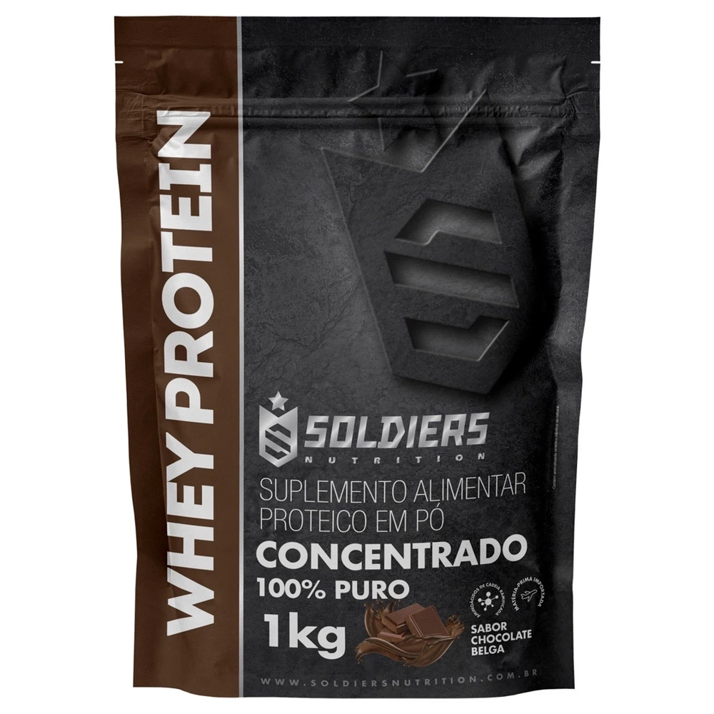Whey Protein Concentrado 1kg – 100% Importado – Soldiers Nutrition — Soldiers Nutrition | Farmácia Resyla