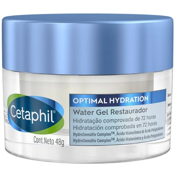 Gel Hidratante Facial Restaurador Cetaphil Water Gel Optimal Hydration 48g — Cetaphil | Farmácia Resyla