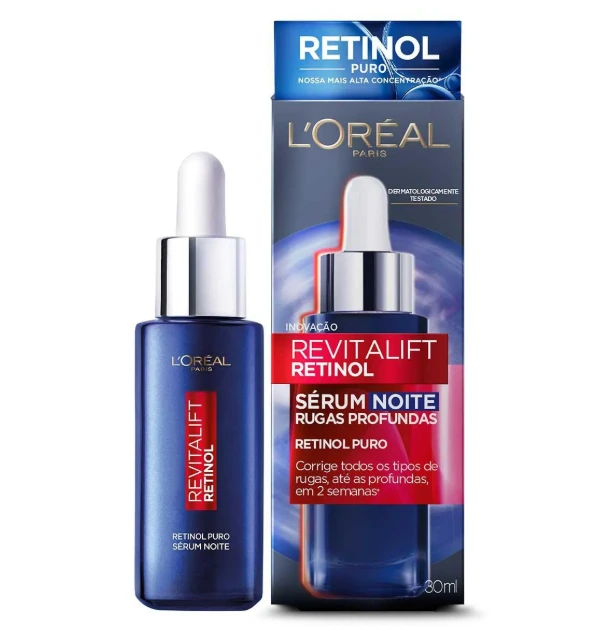 Sérum Antirrugas Noite L’Oréal Paris Revitalift Retinol 30ml — | Farmácia Resyla