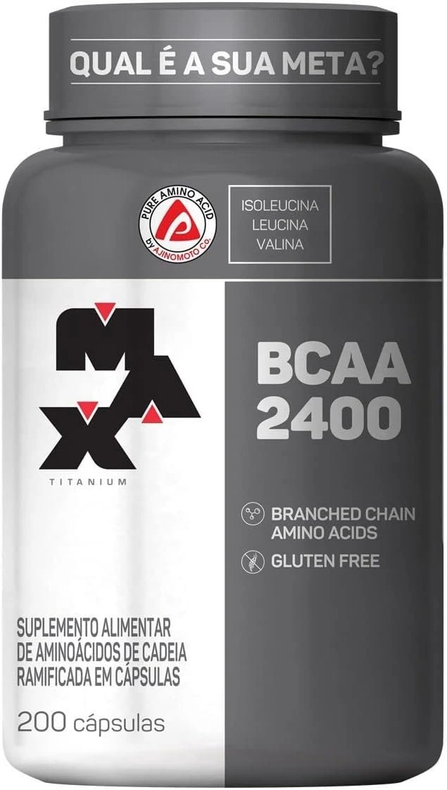 Max Titanium BCAA 2400, 200 Cápsulas — Max Titanium | Farmácia Resyla