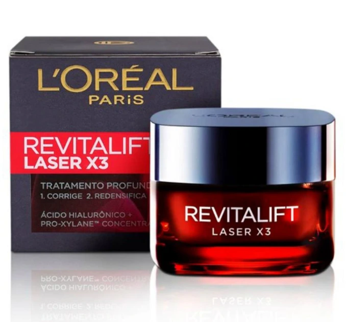 Creme Facial Anti-idade L’Oréal Paris Revitalift Laser X3 Diurno 50ml — | Farmácia Resyla
