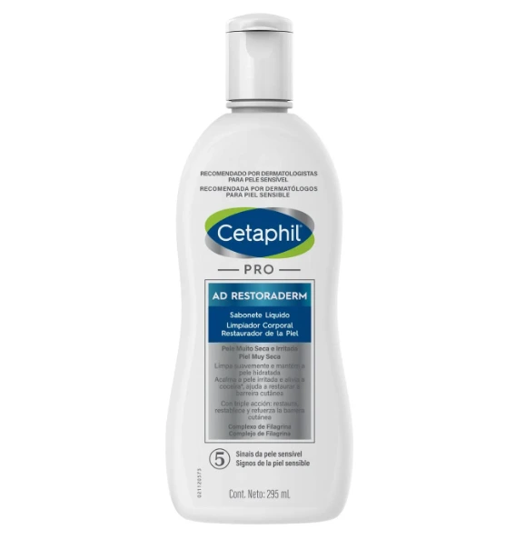 Sabonete Líquido Cetaphil PRO AD Restoraderm 295ml — Cetaphil | Farmácia Resyla