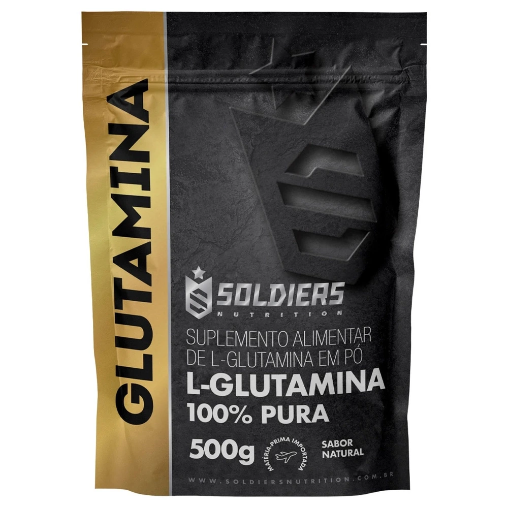 L-Glutamina 500g – 100% Pura Importada – Soldiers Nutrition — Soldiers Nutrition | Farmácia Resyla
