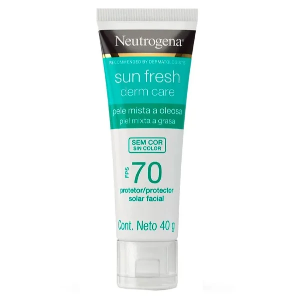 Protetor Solar Neutrogena Sun Fresh Derm Care Facial FPS70 40g — Neutrogena | Farmácia Resyla