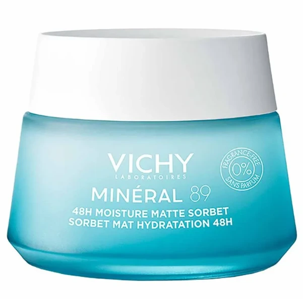 Gel Matte Hidratação Vichy Minéral 89 Sorbet 48h 50ml — Vichy | Farmácia Resyla