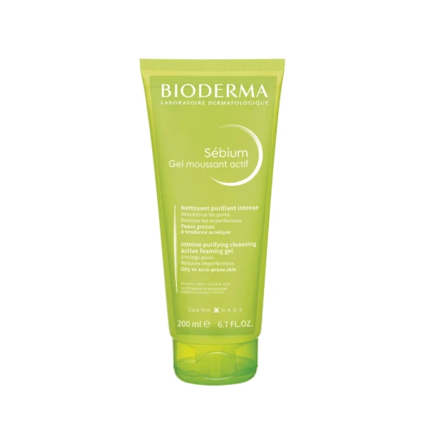 Gel de Limpeza Sébium Bioderma Gel Moussant Actif 200ml — Bioderma | Farmácia Resyla