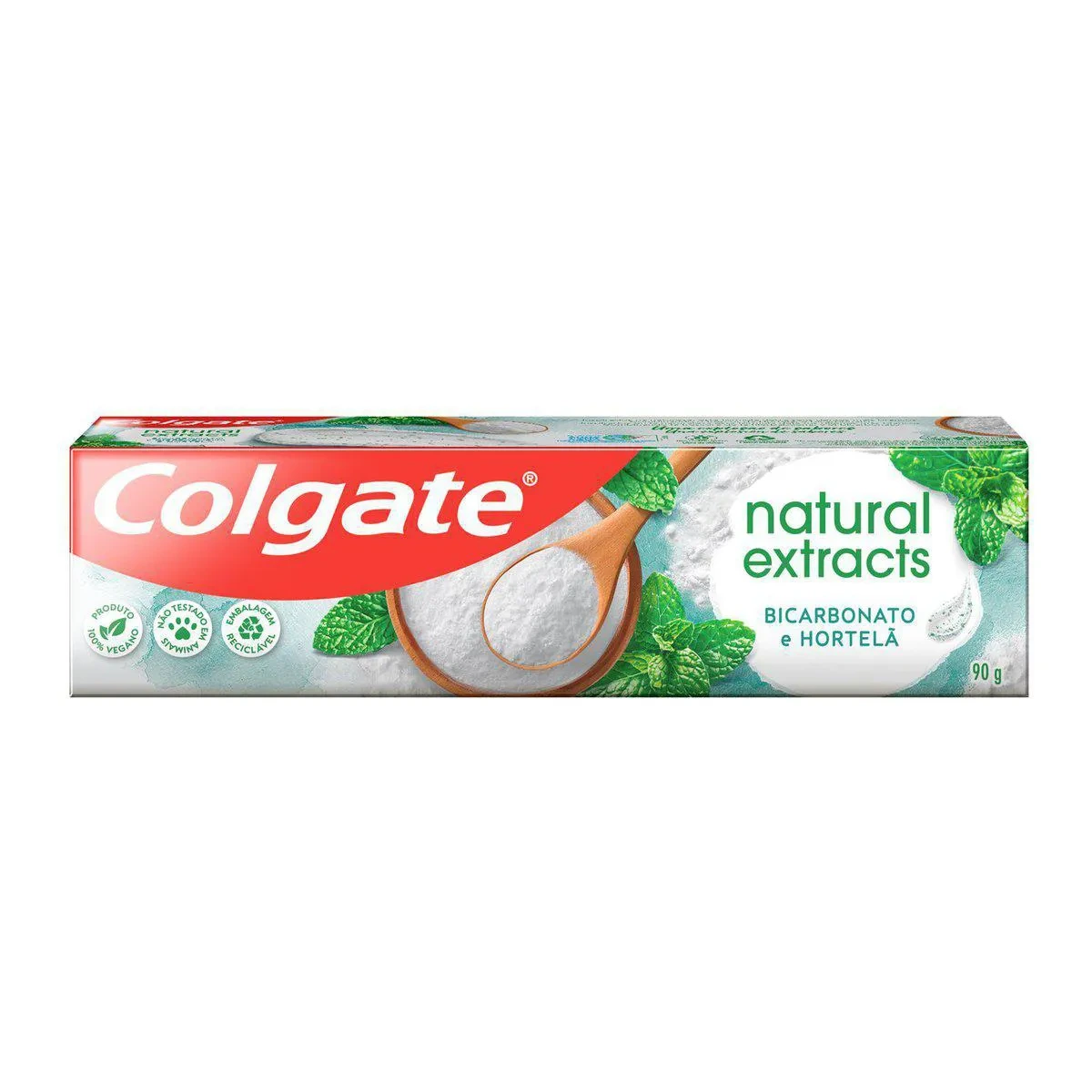 Creme Dental Colgate Natural Extracts Bicarbonato e Hortelã 90g — Colgate | Farmácia Resyla