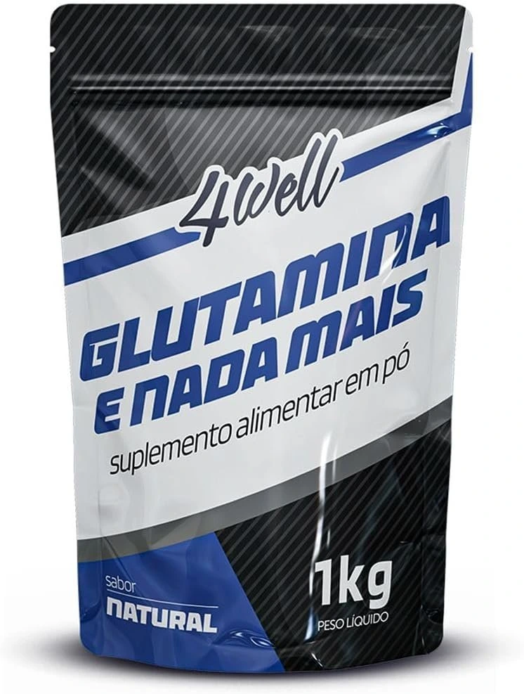 L-Glutamina 1Kg 4well 100% Pura — | Farmácia Resyla