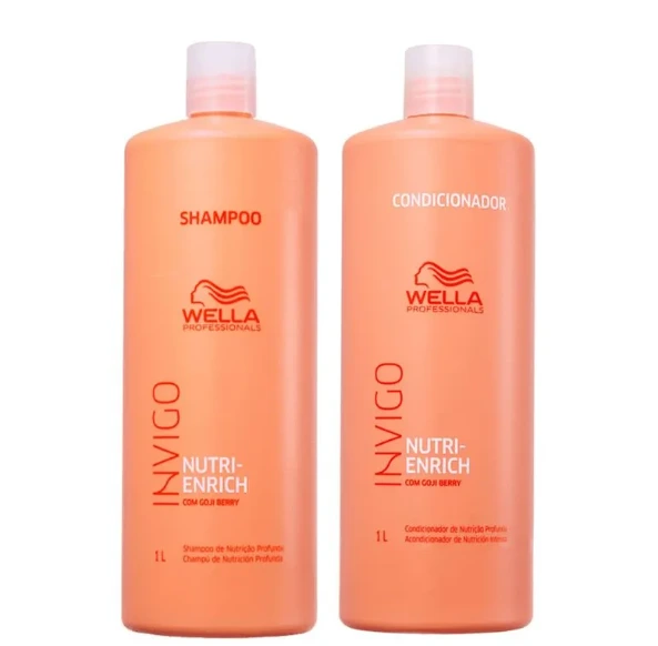 Kit Wella Professionals Invigo Nutri Enrich – Shampoo 1000ml + Condicionador 1000ml — Wella Professionals | Farmácia Resyla