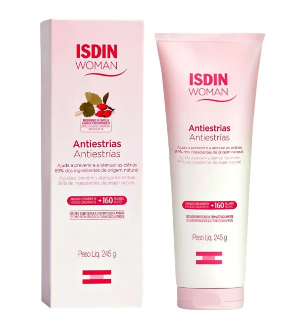 Creme Hidratante Antiestrias Corporal ISDIN Woman 245g — Isdin | Farmácia Resyla