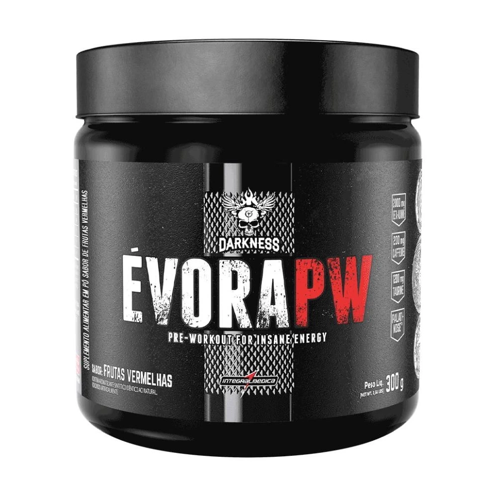 Pre Treino Evora pw – 300 g – Darkness – Integralmedica Baunilha — Integralmedica | Farmácia Resyla