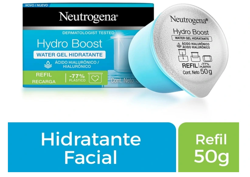 Hidratante Facial Neutrogena Hydro Boost Water Gel Refil 50g — Neutrogena | Farmácia Resyla