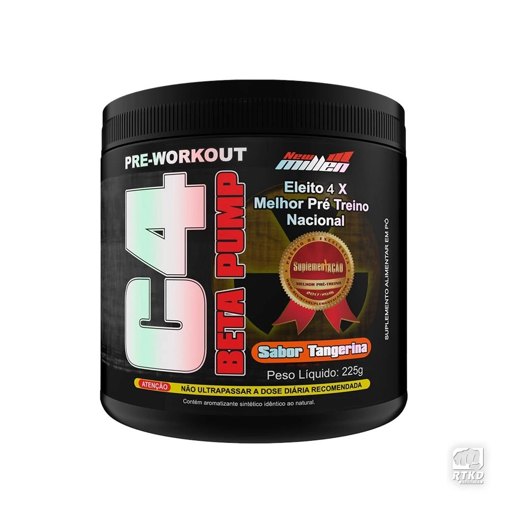 C4 Beta Pump Extreme Pre Workout 225g – New Millen (Tangerina) — New Millen | Farmácia Resyla