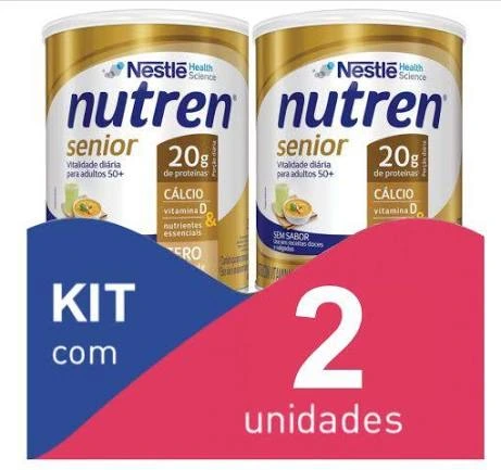 Kit Nutren Senior Baunilha 740g com 2 Unidades — Nutren | Farmácia Resyla