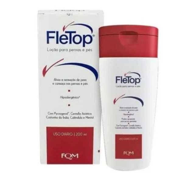 Fletop Loção Para Pernas e Pés com 200ml — | Farmácia Resyla