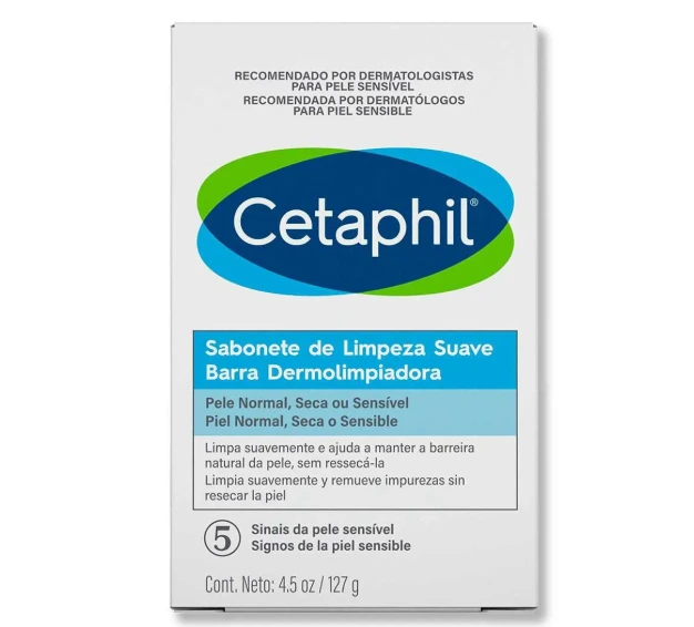 Sabonete em Barra Cetaphil Limpeza Suave 127g — Cetaphil | Farmácia Resyla