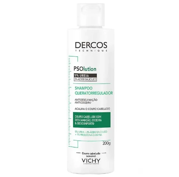 Shampoo Vichy Dercos Psolution Queratorregulador 200g — Vichy | Farmácia Resyla