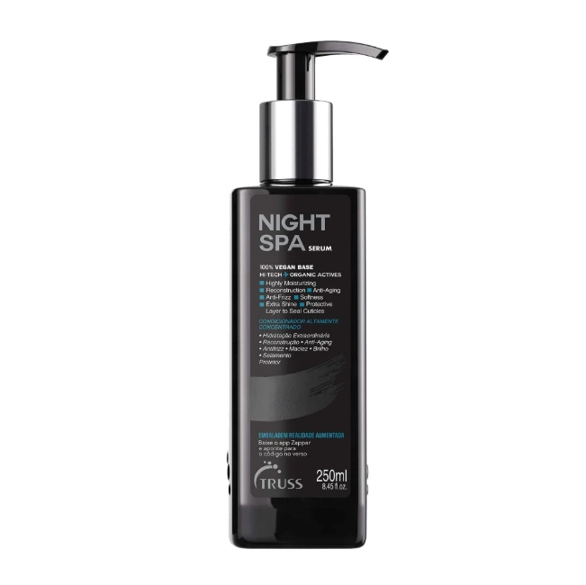 Sérum capilar Night Spa Truss 250ml — Truss | Farmácia Resyla