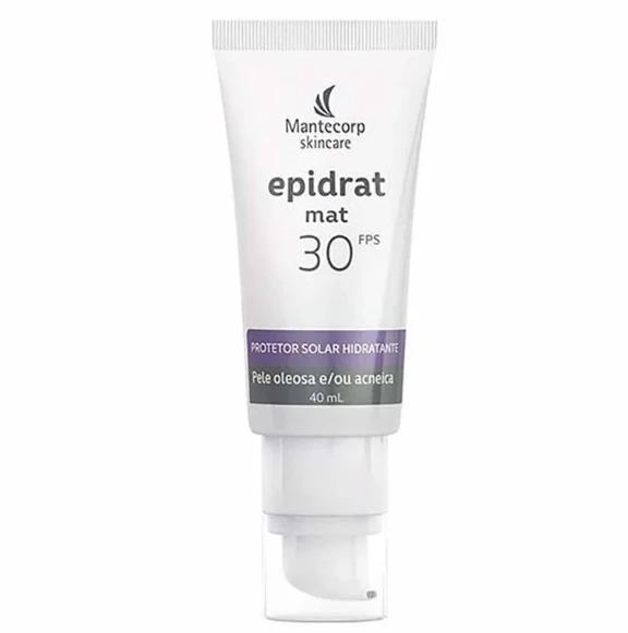 Protetor Solar Hidratante Epidrat Mat Sem Cor FPS30 Mantecorp 40ml — Mantecorp | Farmácia Resyla