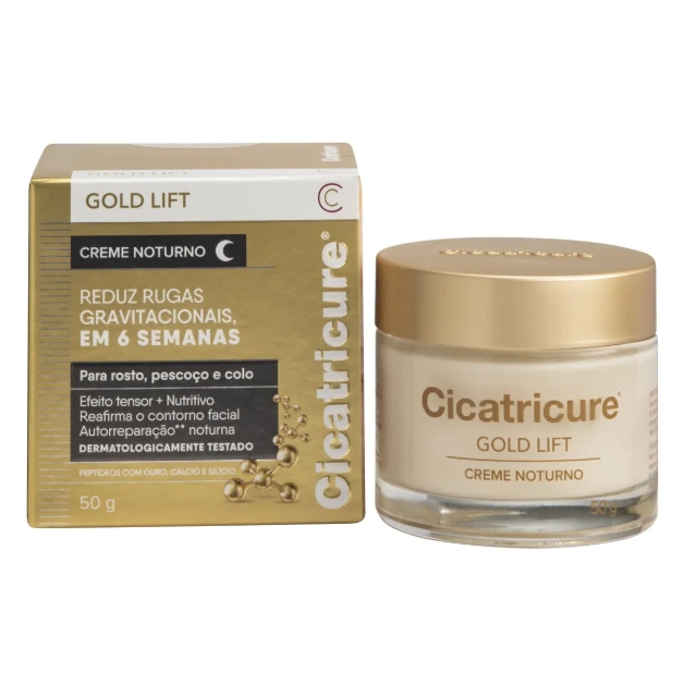 Creme Rejuvenescedor Facial Cicatricure Gold Lift Noturno 50g — | Farmácia Resyla