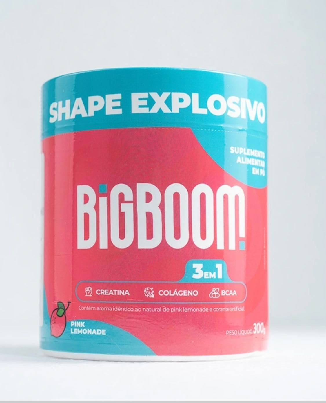 Creatina – BIGBOOM – 100% Pura 300G. A única 3 em 1 | Colágeno, BCAA + Creatina Monohidratada – para mulheres, crescimento de glúteos, crescimento muscular, aumento de energia, auxílio cognitivo e Colágeno. — Creatina | Farmácia Resyla