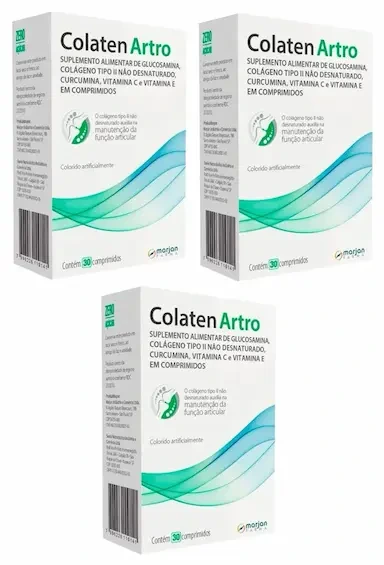 3 Caixas Colaten Artro – Suplemento Para Articulações – 30 Comprimidos — | Farmácia Resyla