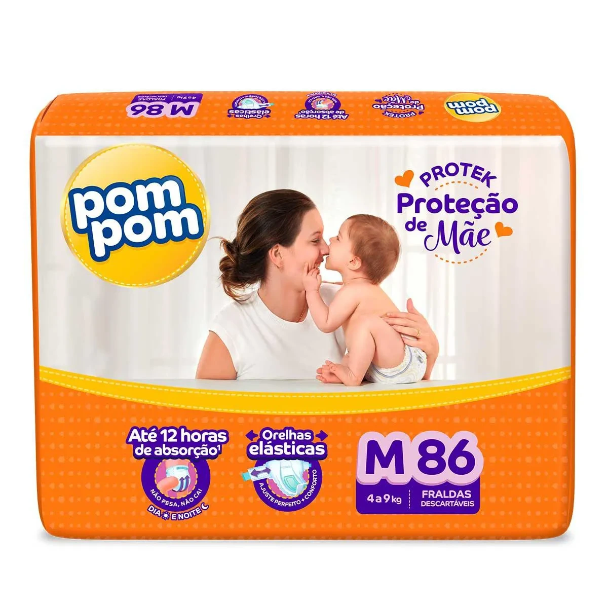 Fralda Pom Pom Protek Proteção de Mãe XXG 30 Unidades — Pom Pom | Farmácia Resyla