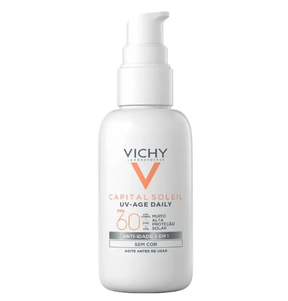 Protetor Solar Facial Vichy UV-Age Daily FPS60 40g — Vichy | Farmácia Resyla