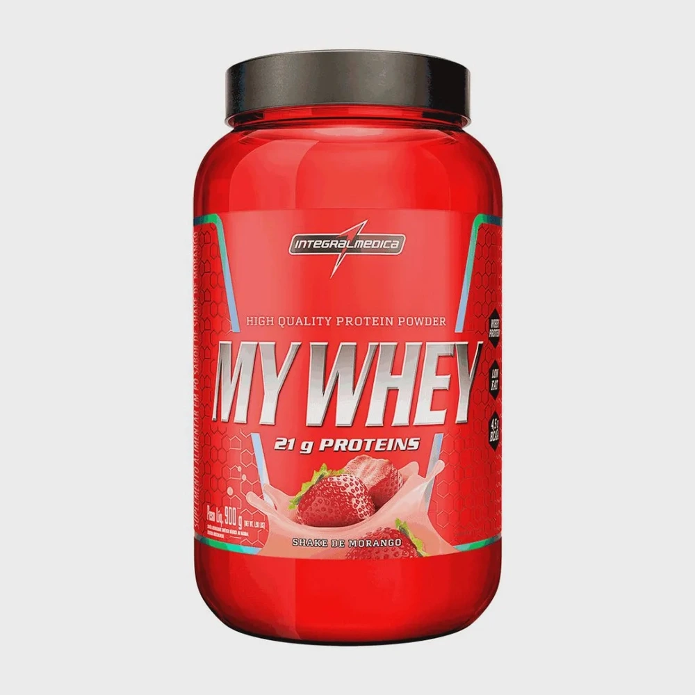 Whey Protein Concentrado My Whey – Integralmedica (Morango) — Integralmedica | Farmácia Resyla