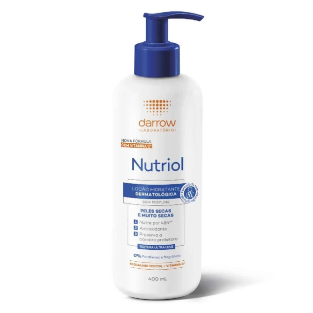 Hidratante Corporal Nutriol Darrow Sem Perfume 400ml — Darrow | Farmácia Resyla