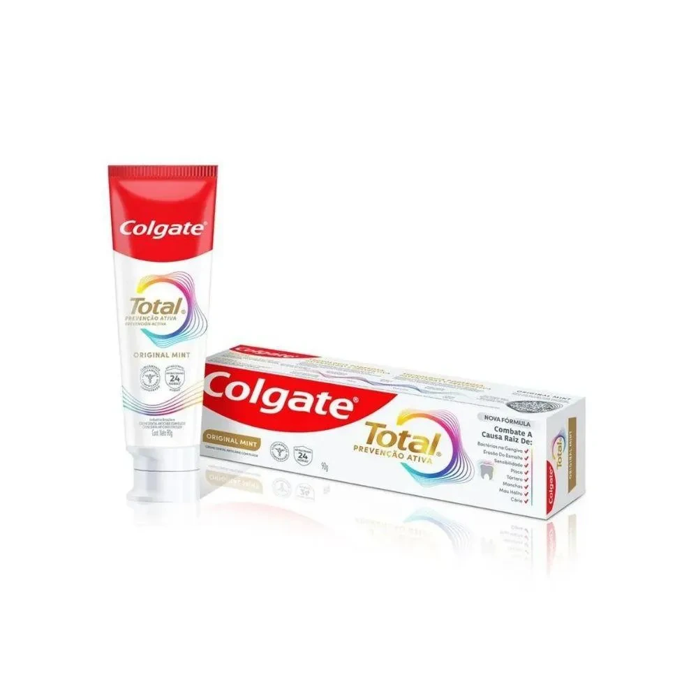 Creme Dental Colgate Total Original Mint 90g — Colgate | Farmácia Resyla