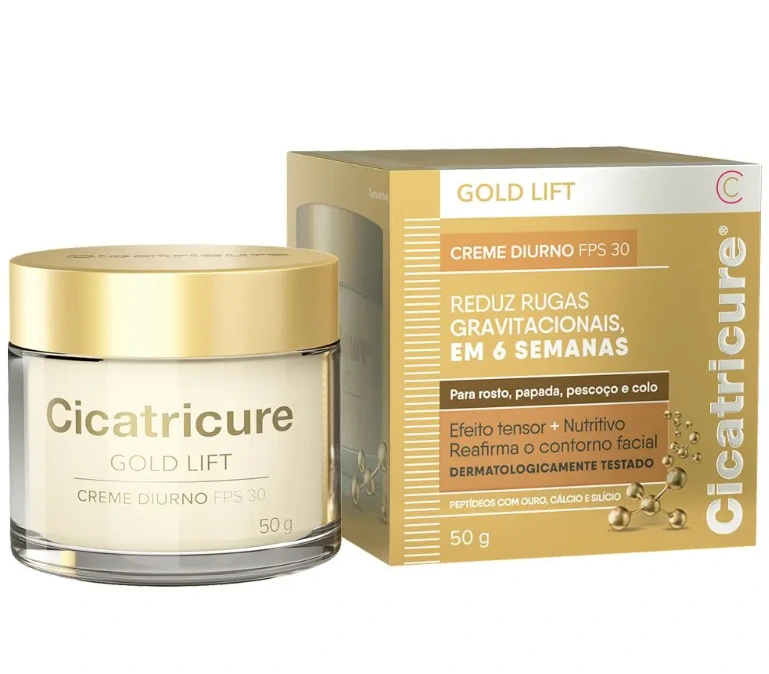 Creme Rejuvenescedor Facial Cicatricure Gold Lift Diurno 50g — | Farmácia Resyla