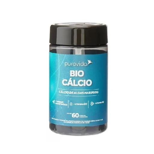 Suplemento Bio Calcio de Algas Marinhas 60 Cáps – Puravida — Puravida | Farmácia Resyla