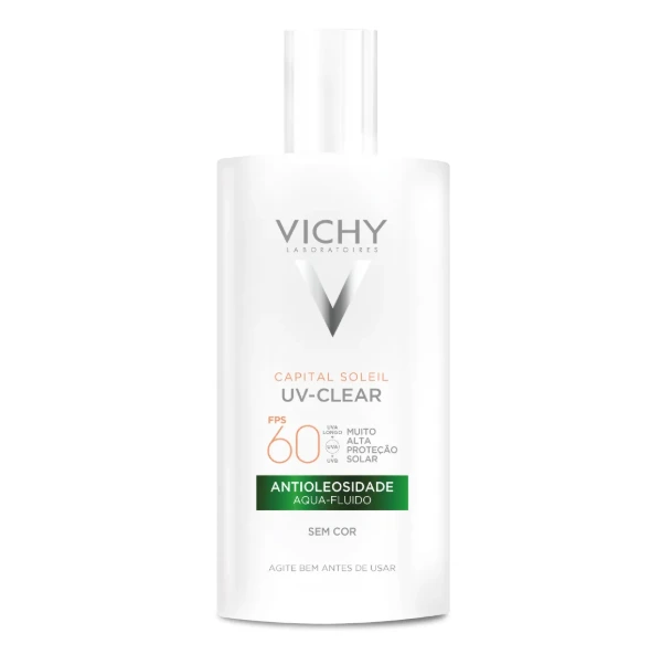 Protetor Solar Facial Vichy Capital Soleil UV-Clear sem cor FPS60 40g — Vichy | Farmácia Resyla