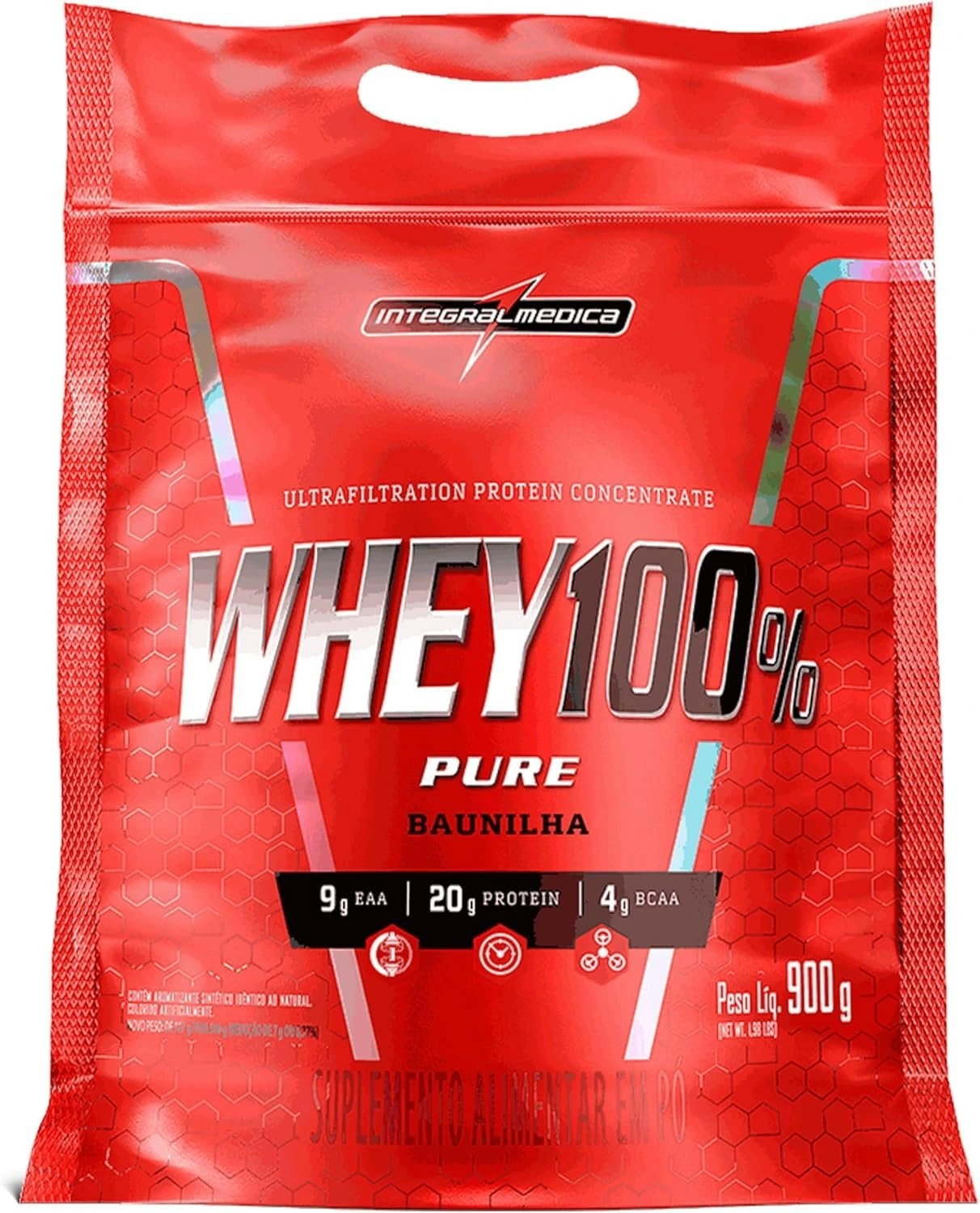Integralmédica – Whey Protein Concentrado Baunilha 100% Pure – 20g de Proteína por Scoop, Suplementação Alimentar Pós-Treino, Fórmula Enriquecida com — Integralmedica | Farmácia Resyla