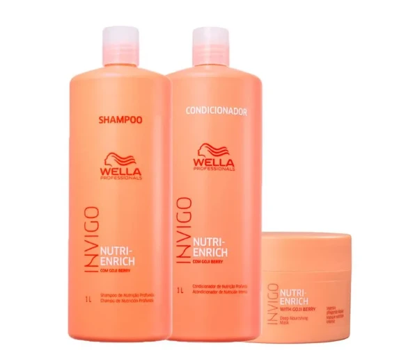 Kit Wella Professionals Invigo Nutri Enrich Salon Trio 3 Produtos — Wella Professionals | Farmácia Resyla